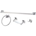 thumbnail image 2 of Hardware House 689430 Sunset Collection Ensemble d'Accessoires de Salle de Bain 4 Pcs, Chrome, 2 of 3