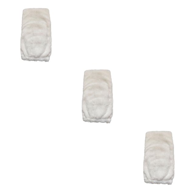 Transemion Skin Friendly Warm Knee High Socks For Gentle And Soft Feel Comfortable Acrylic white 3Set