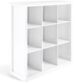 thumbnail image 2 of Trent Home Bibliothèque et Unité Transitionnelles en Bois à 9 Cubes, Blanc, 2 of 16