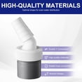 thumbnail image 3 of Product Classification Plumbing Fittings Product Title Washing Machine Drain Adapter Dishwasher And Washing Machine Drain Adapter Double Connection Y With For Pipe Diameter 40 Mm And Inlet Diameter 18, 3 of 7