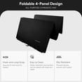 thumbnail image 2 of BalanceFrom 6ft x 4ft x 2in 4-Panel All-Purpose Folding Gymnastics Mat, Black, 2 of 12
