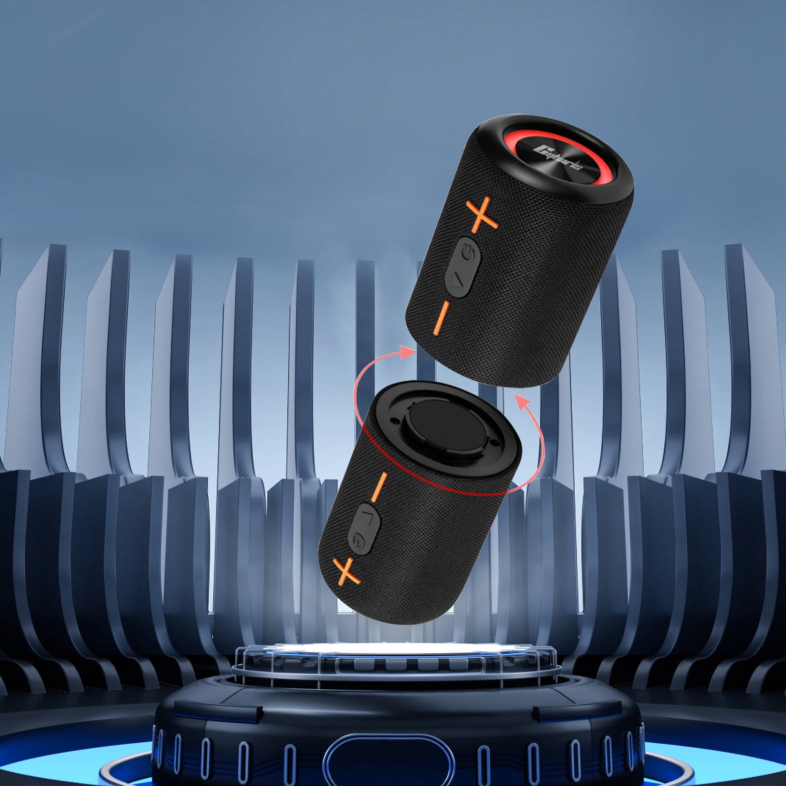 PEONAVET Bluetooth Speakers Bluetooth Speakers Portable Separation Bluetooth Speaker Wireless Led Lights Outdoor Subwoofer Waterproofs Desktop Speaker
