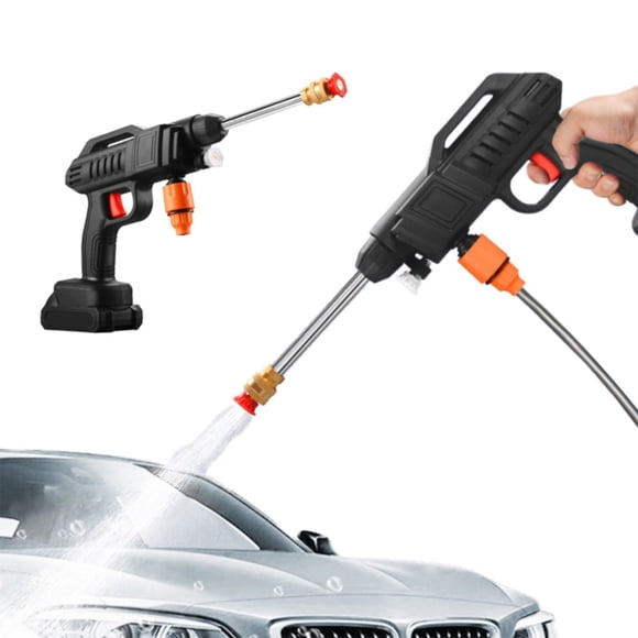 Cordless Pressure Washer 1500W Portable Pressure Washer 60Bar/870 Battery Pressure Washer With 2 Nozzles 2 Battery 5M Hose Cordless Power Washer Portable Wash For Car Floor Clearance