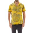 thumbnail image 1 of Birdeem Chemise à Manches Courtes pour Hommes, Mode Décontractée, Imprimé Feuille d'Érable, 1 of 10