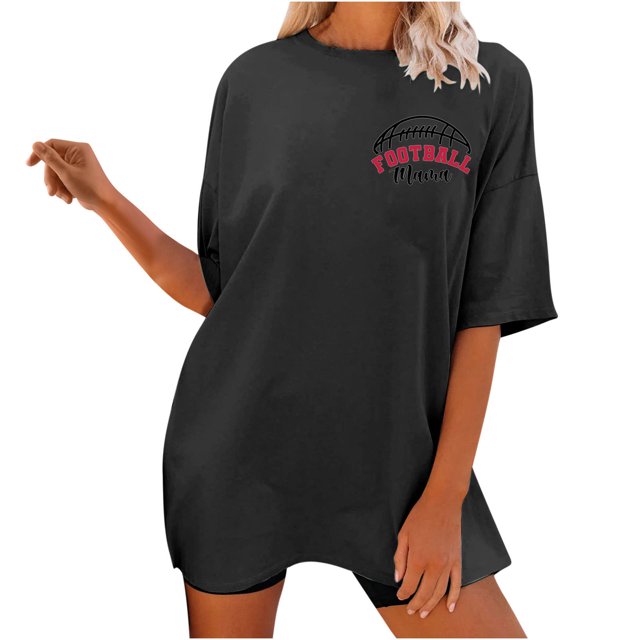 Birdeem T-Shirt Imprimé à Manches Courtes Col Rond Décontracté pour Femmes