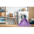 thumbnail image 2 of Ahgly Tapis Rectangulaire Lavable en Machine Intérieur Transitionnel Orchidée Foncée Violet, 3 Pieds x 5 Pieds, 2 of 7
