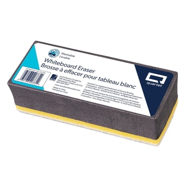 Quartet Washable Whiteboard Eraser, 5" x 2" x 1-1/2"
