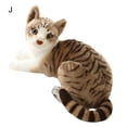 thumbnail image 4 of Simulation Cats Design Plush Stuffed Pillow Animal Cushion Sofa Decor Kids Toy, 4 of 6