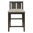 thumbnail image 3 of Lexicon Daye 3 Piece Wood Counter Height Dining Set in Dark Cherry, 3 of 12