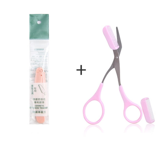 Women Fashion Folding Multi Purpose Facial Hair Remover Multi Functional Exfoliating Dermaplaning Tool Set For Brow Grooming Face Shaver.