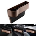 thumbnail image 3 of mmirethe Gap Filler Organizer High Performance with Cup Holder Brown Left 1Set, 3 of 6