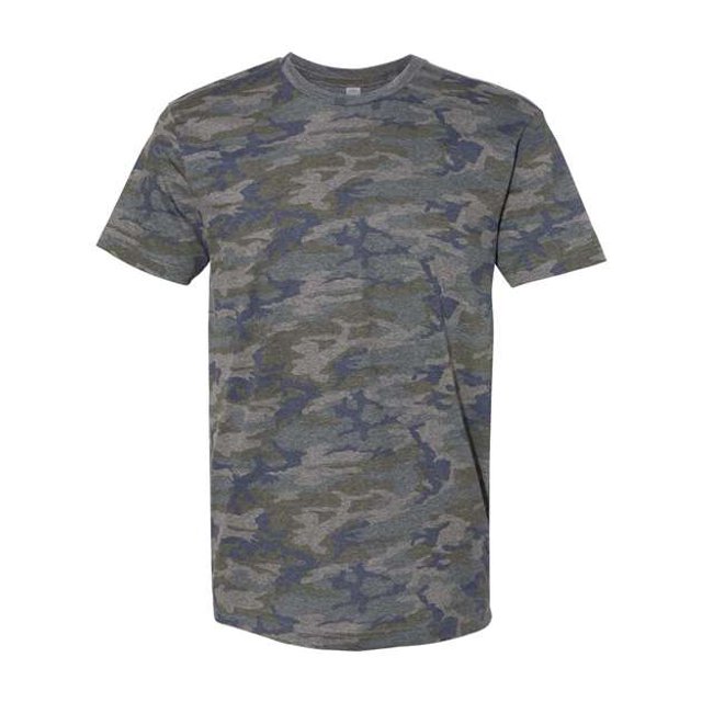 T-shirt en Jersey Fin, m, Camouflage Vintage