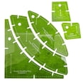 thumbnail image 1 of Double Wedding Ring Quilt Templates - Acrylic, Reusable, Multifunctional Quilting Ruler, for Crafts/Tablecloths/Pillowcases, Easy to Use, Enhances Sewing Projects, 1 of 6