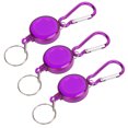 thumbnail image 1 of Telescopic Burglar Keychain, Retractable Keychain Buckle Compact Strong 3PCS Portable Durable With Carabiner For Outdoor Blue,Green,Purple, 1 of 8