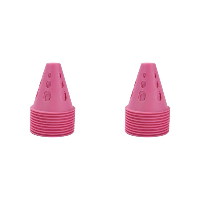 relayinert 10pack/lot Soccer Training Cone Versatile Marker For Stadium Marking And Agility Training Durable pink 2Set