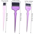 thumbnail image 4 of 4 Sets Hair Brush Sets Beard Purple Tools Beard Dye Brush Hair Tinting Brush Hair Bleach Tools Suite Hair Color Brush Hair Dye Dyeing Applicator Barber Tool Hair Coloring Brushes, 4 of 5
