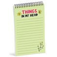 thumbnail image 1 of Inkdotpot To Do List Notepad 6 X 9 Paper Stationery, Things In My Head To Do List Floral Spiral Notepad Daily Checklist- Motivational Organizer Planner List Pad- Notepad Tear Off (50 Sheets), 1 of 5