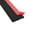 Noir, variante sur Weloille Bande d'Étanchéité Inférieure de Porte, Coupe-Froid pour Espace Inférieur de Porte, Butée de Tirage pour Fenêtre de Porte, Bande en Mousse Résistante aux Intempéries pour la Maison, Bande d'Étanchéité de Porte, Coupe-Froid