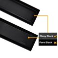 thumbnail image 3 of Neodrain 32-Inch Linear Shower Drain with 2-in-1 Flat & Tile Insert Shiny Black Cover Rectangle Shower Floor Drain Floor Shower Drain with Adjustable Leveling Feet Hair Strainer, 3 of 5