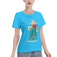 thumbnail image 2 of T-Shirt Basique à Manches Courtes pour Femmes Super Saiyan, 2 of 6