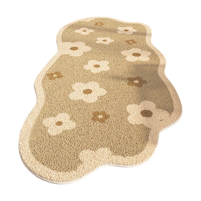 TIELUTT Area Rugs Rug Cloud Shaped Rug Soft Washable Irregular Rug with Backing for Easy Care Plaid Throw Bedroom Floor Rug Dining Room Rugs for under Table 6x9 Carpet Bedroom Sofa Blankets and Throw