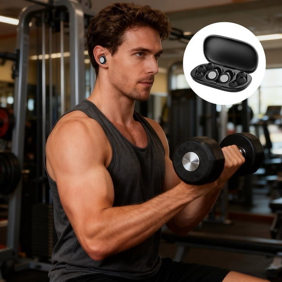 Fitness & Yoga Gear Ear Plugs for Sleep and Noise Reduction — Reusable Soft Silicone Earplugs for Snoring Concerts Travel Airplane Musician Noise Cancelling Black