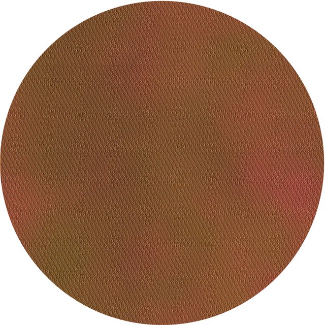 Ahgly Company Tapis Rond Lavable en Machine Intérieur Transitionnel Rouge Tomate, 5 Pieds Rond