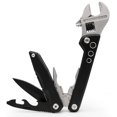 thumbnail image 2 of Adjustable Ratchet Wrench Multitool 7 In 1 Foldable Pocket Size Tool With Pliers Knife Saw And Screwdriver Portable Multi Tool For Camping Accessories Diy And Gifts For Men Black #t9Y83, 2 of 8