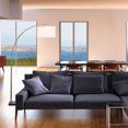 thumbnail image 3 of Brightech Logan Arc Standing Floor Lamp w/ LED Bulb & Drum Shade, Antique Brass, 3 of 10