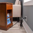thumbnail image 4 of Linon Bartow Multi Function Storage Side Table Charging Station in Hazelnut Wood, 4 of 15