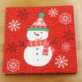 thumbnail image 5 of OUNONA 20Pack Snowman Paper Guest Towels Red Printed Design for Holiday Events, 5 of 5
