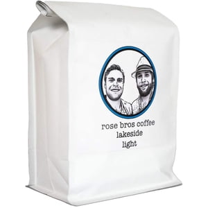 Rose Bros Coffee, Lakeside, Roûte légère, entière Coffee Haricots, 1 Voir lb - Certifié biologique, Fairtrade, Kosher Coffee
