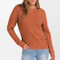 thumbnail image 3 of Women's Ribbed Sweater Set 2025 - Long Sleeve Tunic Leggings | Button Front Knit Pullover, 3 of 8
