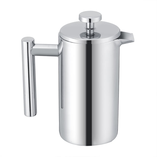 Presse Française - Cafetière à Double Paroi en Acier Inoxydable 350ML avec Filtre