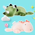thumbnail image 3 of 16 Inch Weighted Dino Plush Throw Pillow - 1.33 LB Super Soft Snuggly Comfort For Maximum, 3 of 4