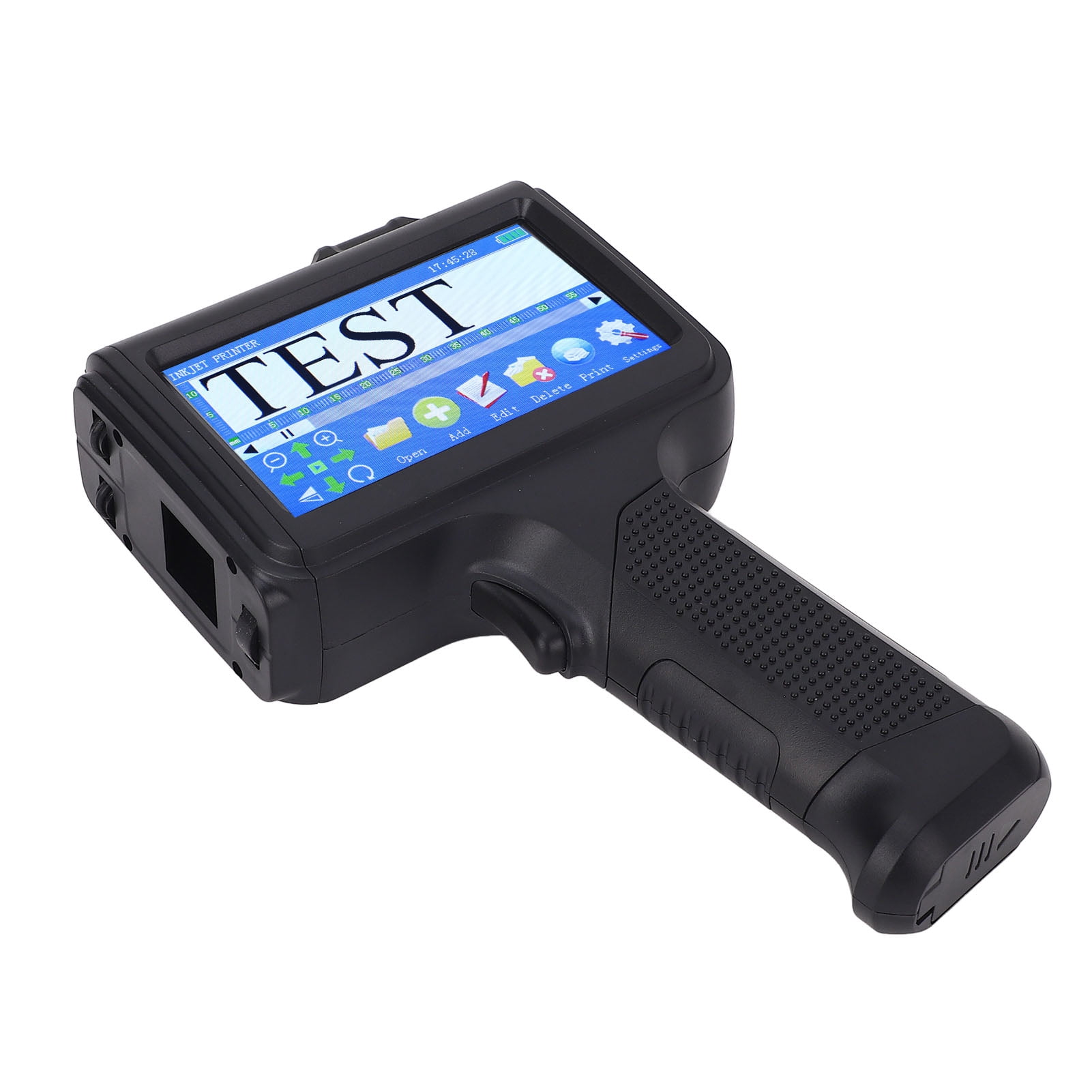 Handheld Inkjet Printer,  Versatile Handheld Coding Machine Simple UI Interface  for Wood Acrylic Fabric
