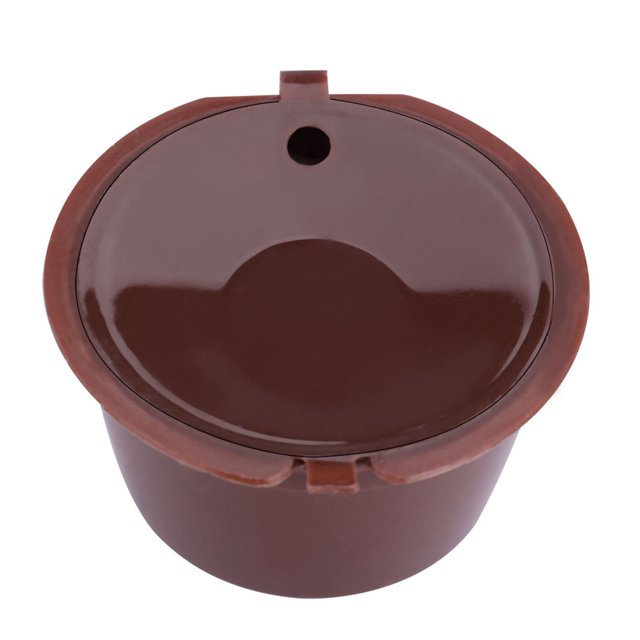 Ensemble de Filtres à Café, 5 Pcs en Acier Inoxydable Réutilisables et Rechargeables avec Cuillère à Café pour Machines à Capules de Café