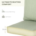 thumbnail image 4 of Outdoor Patio Chair Cushions Deep Seat Replacement Patio Cushions Set Green, 4 of 10