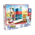 thumbnail image 1 of Tile Town Fire Station Magnetic Tiles Playset, 1 of 7