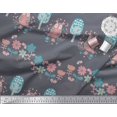 thumbnail image 3 of Soimoi Rayon Fabric Floral,Tree & Owl Kids Print Fabric by Yard 42 Inch Wide, 3 of 3