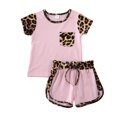 thumbnail image 1 of Ensemble de Vêtements à Col Rond pour Bébé Fille avec Cordon de Serrage de Poche, 1 of 7
