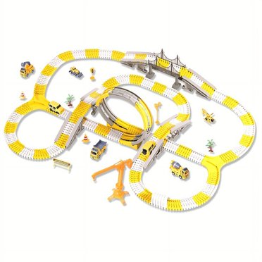 Jouets Éducatifs pour Enfants, Voiture de Piste, Petit Train, Piste Électrique Bricolage, Voiture d'Ingénierie