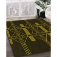 thumbnail image 3 of Ahgly Company Tapis d'Intérieur Lavable à la Machine, Carré, Transitionnel, Noir Nuit, Tapis de Zone, 3 Pieds Carré, 3 of 7