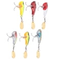 thumbnail image 3 of Metal Mini VIB with Spoon Trout Fishing Lure 9g Sinking Lures Rotating Tail Fishing Tackle, 3 of 14