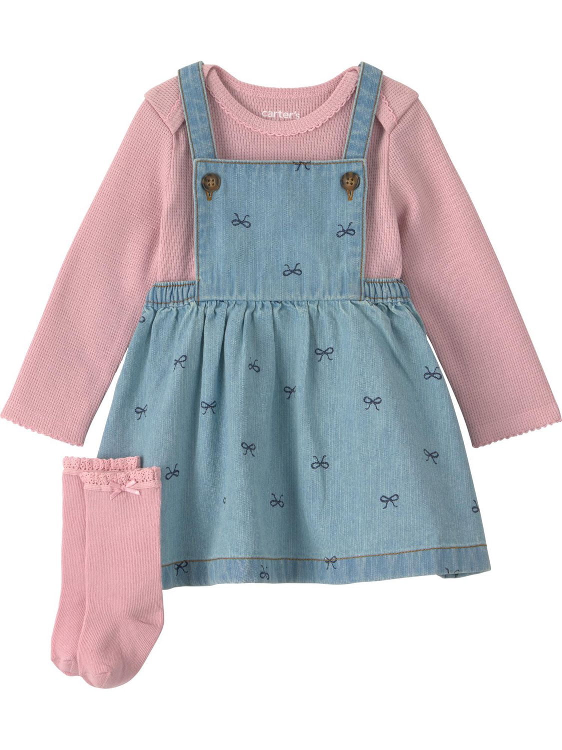 Carter's Child of Mine Baby Girl 3-Piece Jumper Set