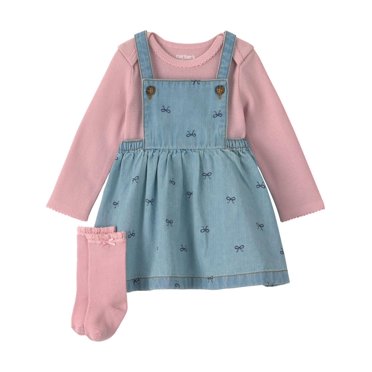 Carter's Child of Mine Baby Girl 3-Piece Jumper Set