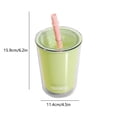 thumbnail image 3 of Dvkptbk Sippy Cup Water Cup Summer Students High Value Large Capacity Double-Layer Plastic Straw Cup Girls Cute with A Straw Kitchen Utensils & Gadgets, 3 of 6