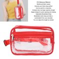 thumbnail image 3 of Sac à Bandoulière Imperméable en PVC Transparent, Sac à Taille de Poitrine Réglable de Grande Capacité Transparente pour les Voyages Sportifs, 3 of 8