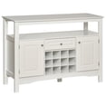 thumbnail image 1 of HOMCOM Buffet Bahut Crédence Armoire de Rangement avec Tiroir Casier à Vin, 1 of 10