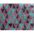thumbnail image 5 of oneOone Georgette Viscose Fabric Triangle Geometric Print Fabric By The Yard 42 Inch Wide, 5 of 5
